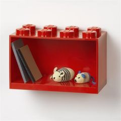 Polička Brick 2x4, červená, LEGO 41151730