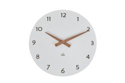 ALBA  Nástěnné hodiny Hormilena, bílá, 30cm, ALBA