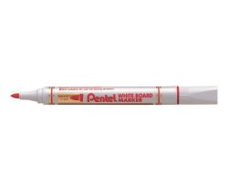 Popisovač na bílou tabuli, červená, 4,2 mm, kuželový hrot, PENTEL MW85-BE