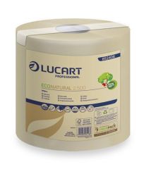 LUCART  Utěrky ECONATURAL 2.500, role, 2vrstvé, havana hnědá, LUCART