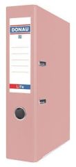 Donau  Pákový pořadač Life, pastelová růžová, 75 mm, A4, s ochranným spodním kováním, PP/karton, DONAU