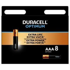 Baterie Optimum, AAA micro, 8 ks., DURACELL 10PP110018 ,balení 8 ks