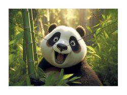 Spisové desky s drukem Panda, A4, PP, 180 micron, PANTA PLAST 0410-0062-58