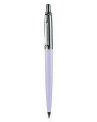Kuličkové pero, 0,8 mm, v krabičce, pastelově fialové tělo, modrá, PAX
