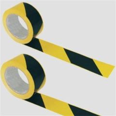 NO NAME  Bezpečnostní páska, žlutá-černá, nelepící, 200 m, 7 cm