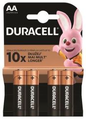 Duracell  Baterie Basic, AA, 4 ks, DURACELL ,balení 4 ks