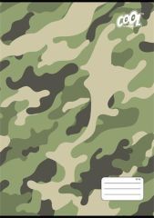 Sešit Camouflage, 87-32, mix motivů, A4, čtverečkovaný, 32 listů, COOL BY VICTORIA