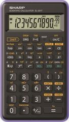 Kalkulačka vědecká EL-501TBWHL, purpurová, 146 funkcí, SHARP