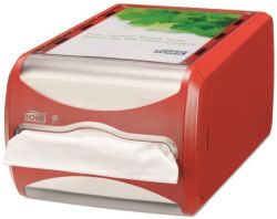 TORK  Zásobník na ubrousky Xpressnap, červená, N4 systém, 14,5x19,1x30,7 mm, TORK