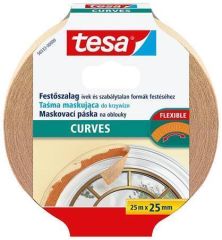 TESA  Maskovací páska na oblouky Perfect Curves 56533, 25 mm x 25 m, krepovaná, TESA