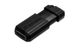 Verbatim  USB flash disk PinStripe, černá, 128GB, USB 2.0, 10/4MB/sec, VERBATIM