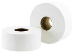 Toaletní papír, sněhově bílá, 2-vrstvý, 100 m, průměr 19 cm, 12 rolí, 96329 ,balení 12 ks