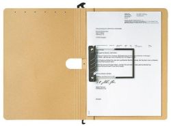 Leitz  Závěsné desky Alpha Duo, přírodní, karton, A4, LEITZ ,balení 25 ks
