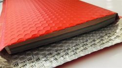 BLAKE  Obálka, metalická matná červená, bublinková, C4, 324 x 230 mm, BLAKE MTPBR324