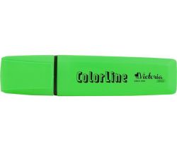 Zvýrazňovač  ColorLine, zelená, 1-5mm, VICTORIA