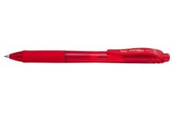 Gelové pero EnerGelX BL107, červená, 0,35 mm, stiskací mechanismus, PENTEL BL107-BX