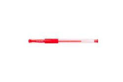 Gelové pero Gel-Ico, červená, 0,5mm, s uzávěrem, ICO ,balení 12 ks