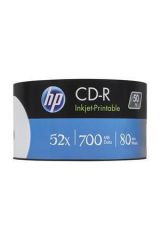 HP  CD-R, potisknutelný, 700 MB, 52x, 50 ks, shrink, HP 69301 ,balení 50 ks