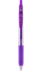 ZEBRA  Gelové pero Sarasa Clip, fialová, 0,33 mm, stiskací mechanismus, ZEBRA 35138