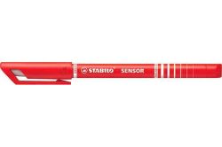Stabilo  Liner Sensor, 0,3 mm, červená, STABILO