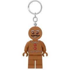 Klíčenka s LED osvětlením Gingerbread Man, LEGO LGL-KE182H