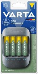 Nabíječka baterií ECO, AA/AAA, 4x2100 mAH, VARTA