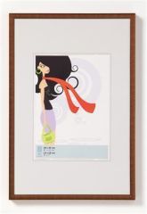 Frame, plastic, 10x15 cm, New  Lifestyle bronze