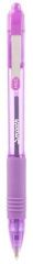Kuličkové pero Z-Grip Smooth, fialová, 0,27 mm, stiskací, ZEBRA 22568