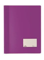 Durable  Desky s rychlovazačem DURALUX,  fialová, extra pevné, A4+, průsvitné, DURABLE 268012