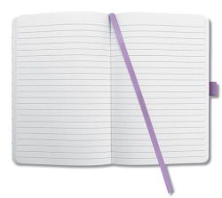 Exkluzivní zápisník Jolie, fialová, 135x203 mm, linkovaný, 174 listů, SIGEL