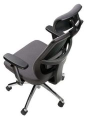 Manažerská židle Grace, textilní, černá, MaYAH