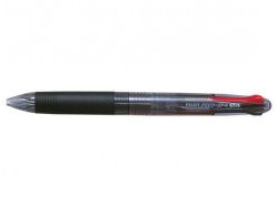 Kuličkové pero Feed GP4, černá, stiskací mechanismus, 4 barvy, 0,25 mm, PILOT