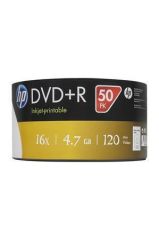 HP  DVD-R, potisknutelný, 4,7 GB, 16x, 50 ks, shrink, HP 69302 ,balení 50 ks