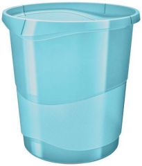 Odpadkový koš Colour`Ice, průhledná modrá, 14 l, ESSELTE