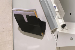 Držák na katalogy FLEXIPLUS, černá, na zeď, A4, na šířku, magnetický, DURABLE 1709021060