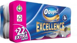 OOPS  Toaletní papír Ooops! Excellence , 3vrstvý, 16 rolí ,balení 16 ks