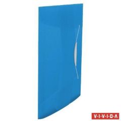ESSELTE  Desky na spisy Vivida, s gumičkou, modrá, 15 mm, A4, PP, ESSELTE