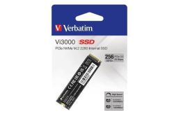 Verbatim  SSD (vnitřní paměť) Vi3000, 256GB,Pcle NVMe M2, 3300/1300 MB/s, VERBATIM 49373