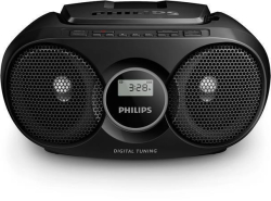 Rádio AZ215, černá, s CD přehrávačem, PHILIPS AZ215B/12