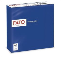 FATO  Ubrousky Smart Table, tmavě modrá, 1/4 skládání, 33x33 cm, FATO ,balení 50 ks