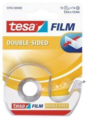 TESA  Lepicí páska Tesafilm 57912, oboustranná, s odvíječem, 12 mm x 7,5 m, TESA