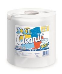 LUCART  Papírové utěrky CLEANIT XXL 500, bílá, 2-vrstvé, role, LUCART