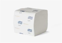 TORK  114273 Toaletní papír Premium soft, bílý, systém T3, 2vrstvý, TORK