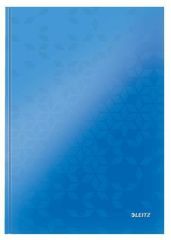 Zápisník Wow, modrá, linkovaný, A4, 80 listů, lesklá, LEITZ