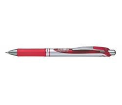 Gelové pero EnerGel BL77, červená, 0,35 mm, stiskací mechanismus, PENTEL BL77-BO