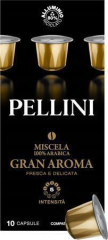 PELLINI  Kávové kapsle Gran Aroma, kompatibilní s Nespresso, 10 ks, PELLINI 329070191