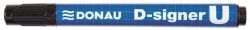 Donau  Permanentní popisovač D-signer U, černá, 2-4mm, kuželový hrot, DONAU