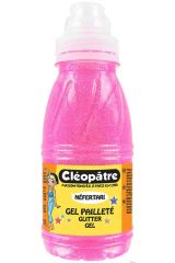 Třpytivý gel 250 ml NEON Růžová, CLEOPATRE