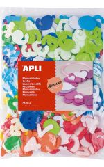 Apli  Samolepicí číslice APLI Jumbo / mix barev / 500 ks