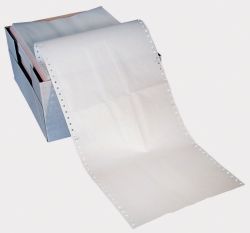 papírny Brno  Tabelační papír - 24 cm 1 + 0 / 2000 listů v kartonu